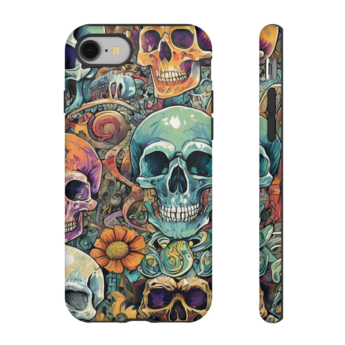 Artistic Skull Collage Tough Phone Case - Studio 653