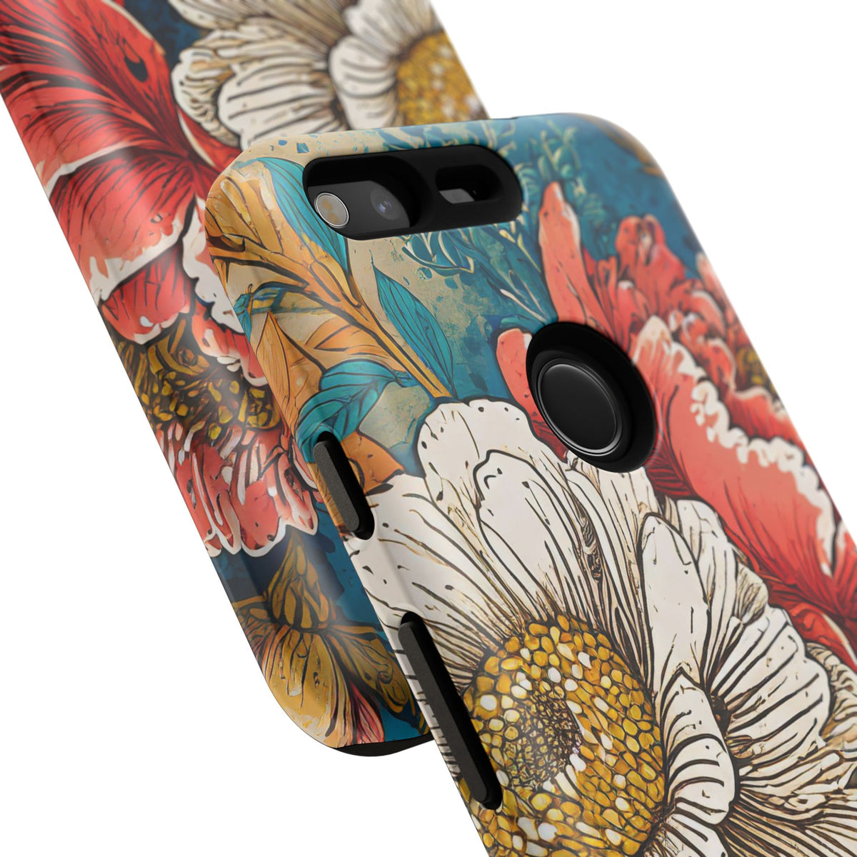 Artistic Floral Tough Phone Case - Studio 653