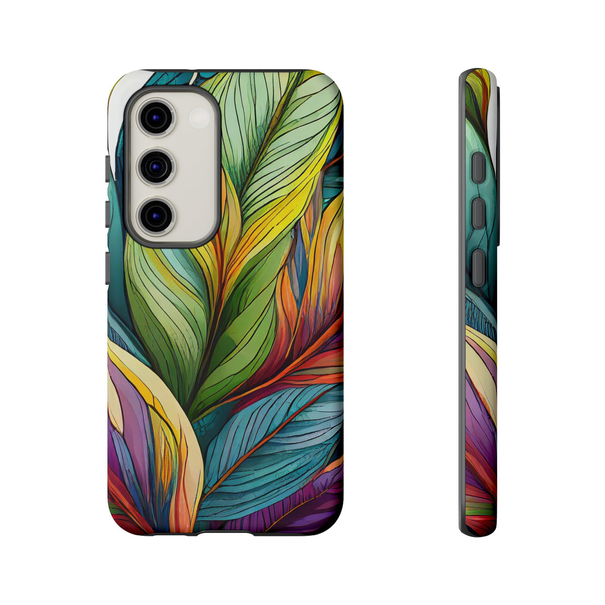 Vibrant Tropical Leaf Tough Phone Case - Studio 653