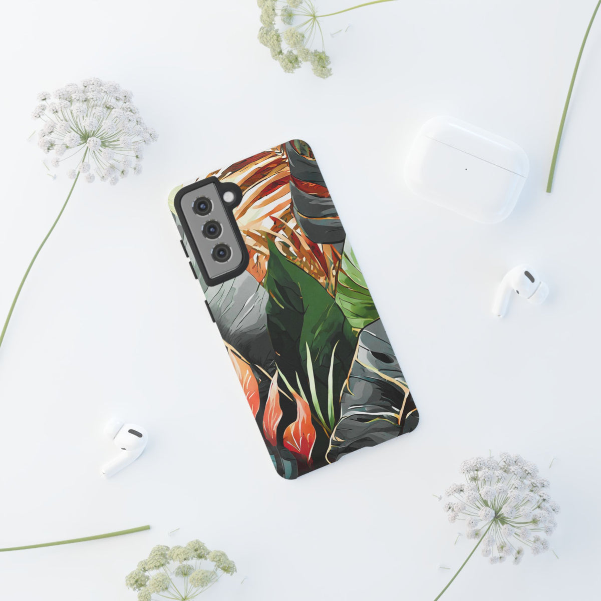 Tropical Leaf Tough Phone Case - Studio 653
