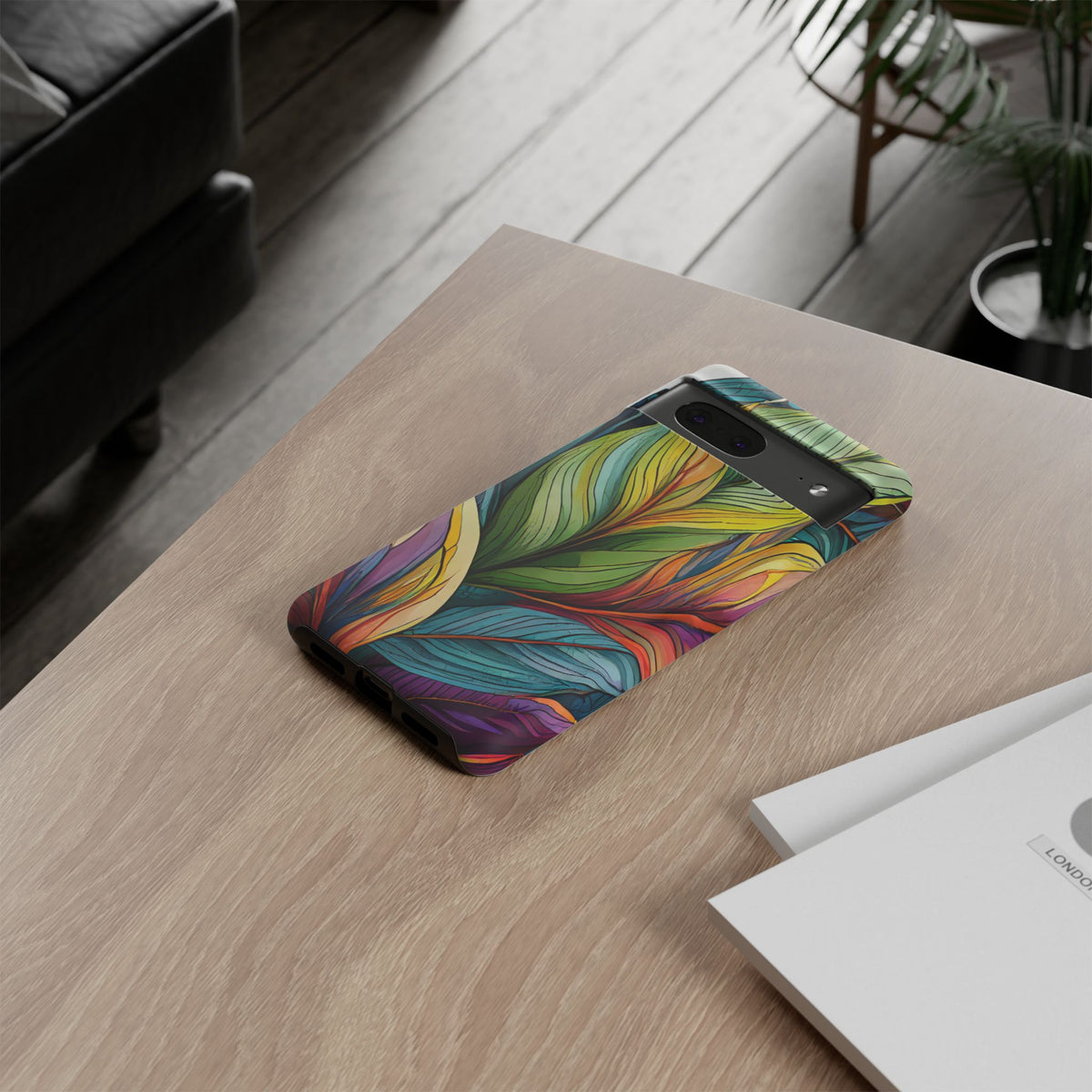 Vibrant Tropical Leaf Tough Phone Case - Studio 653