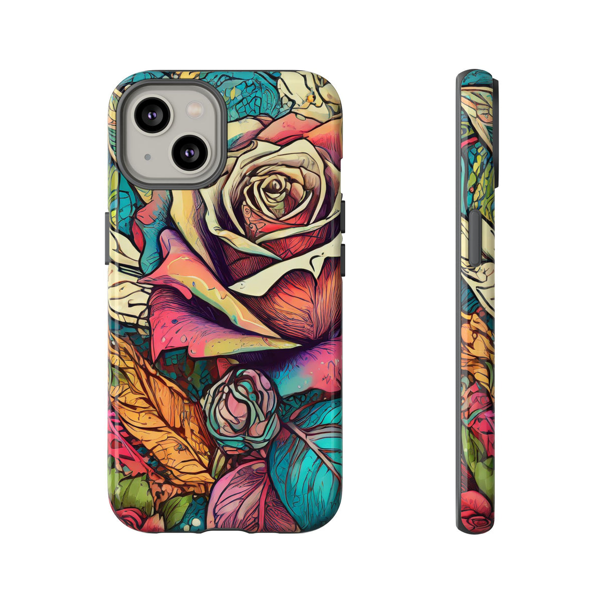 Colorful Roses Tough Phone Case - Studio 653