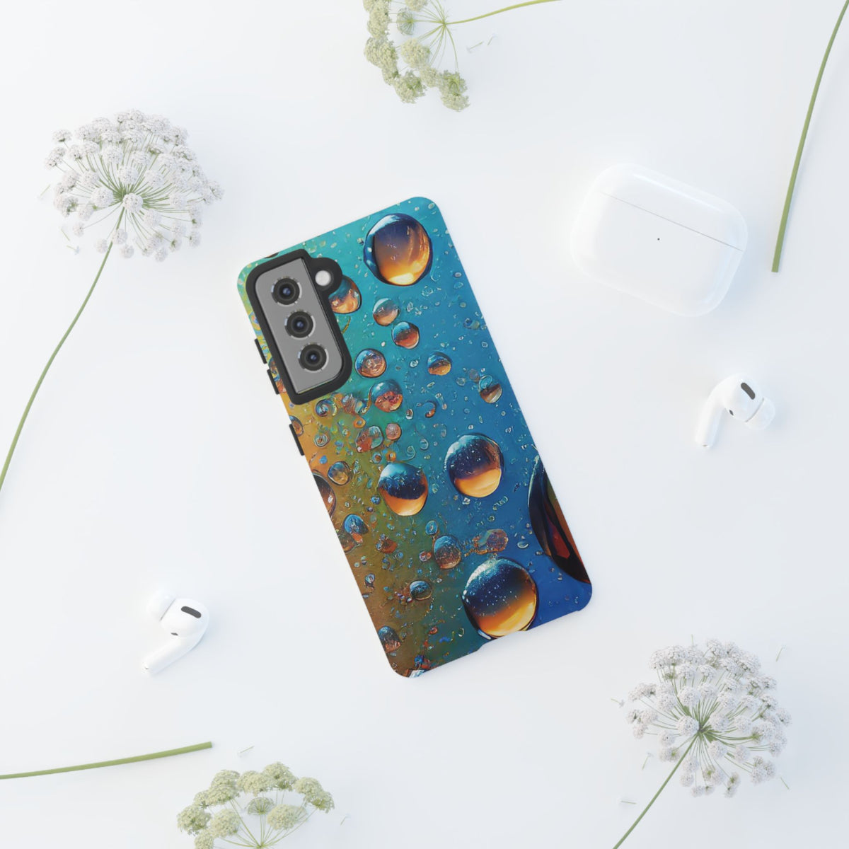 Colorful Water Droplets Tough Phone Case - Studio 653