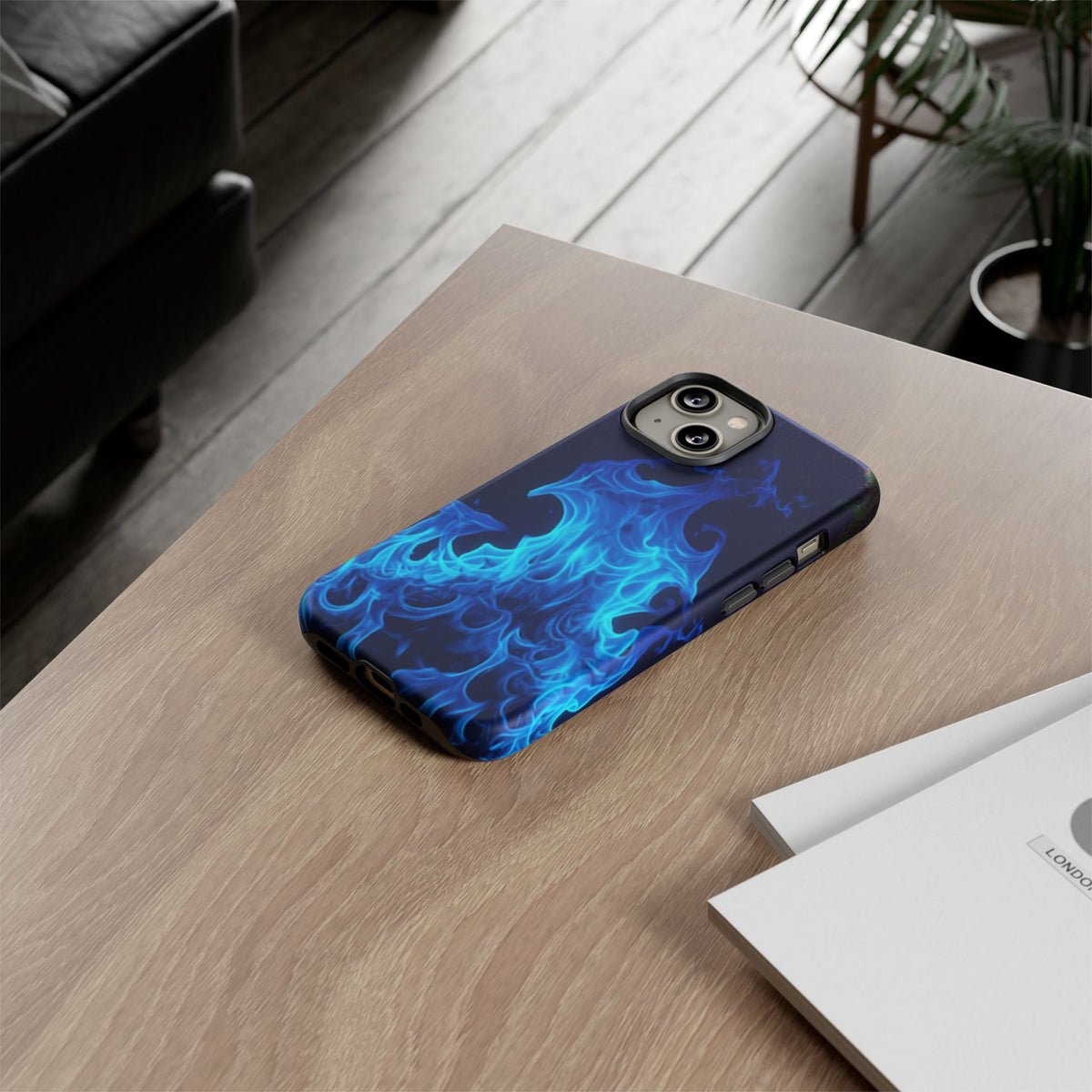 Blue Flames Tough  Phone Case - Studio 653
