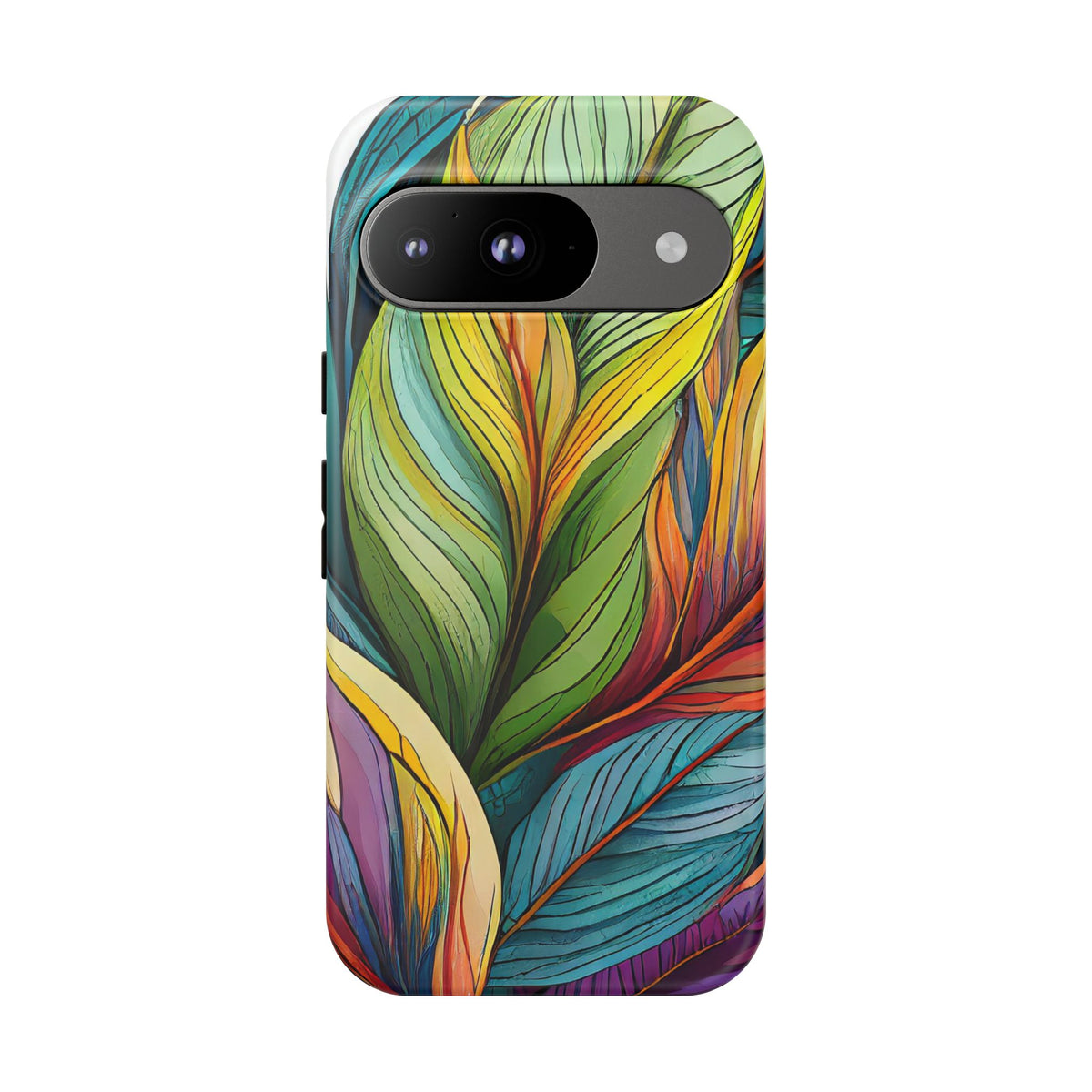 Vibrant Tropical Leaf Tough Phone Case - Studio 653