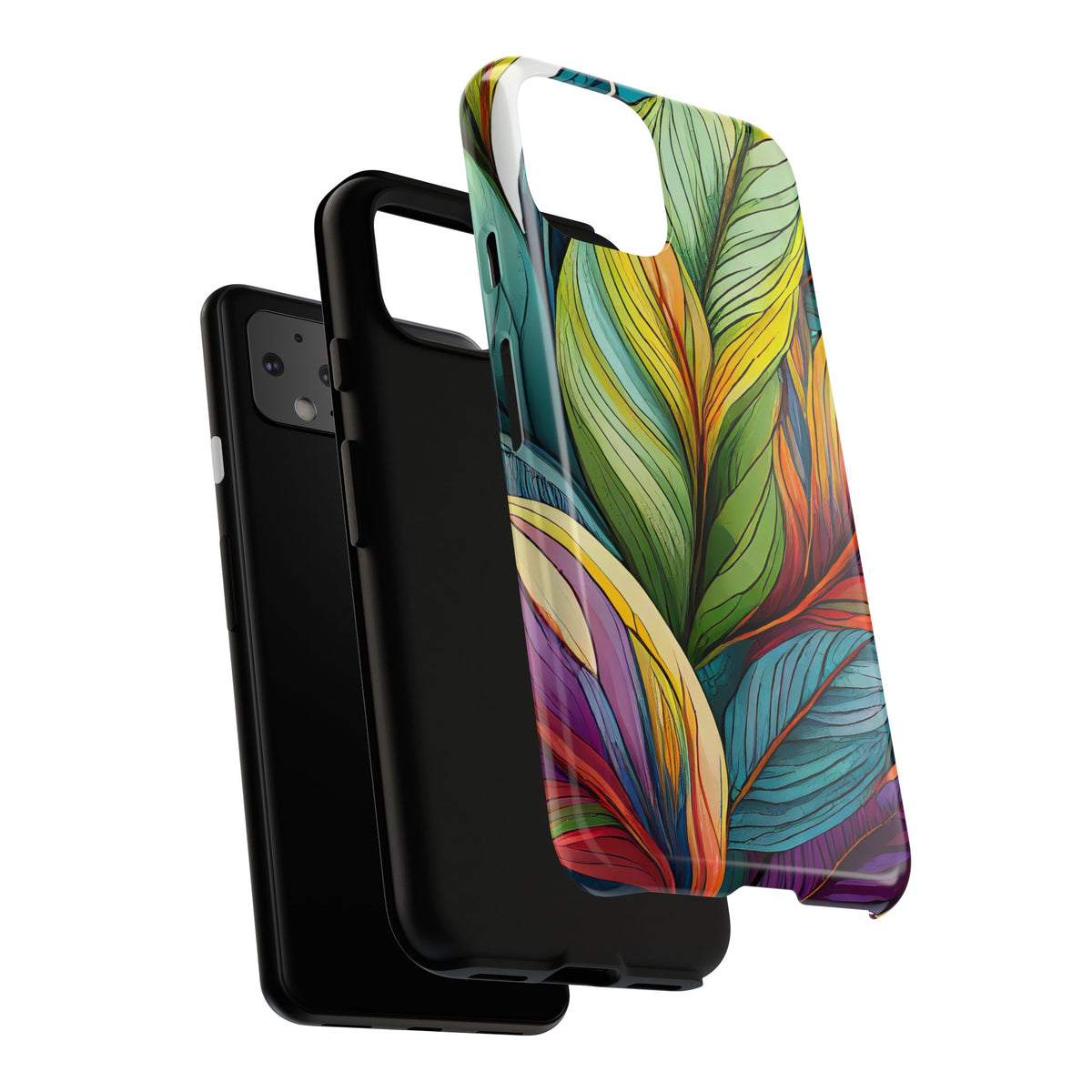 Vibrant Tropical Leaf Tough Phone Case - Studio 653
