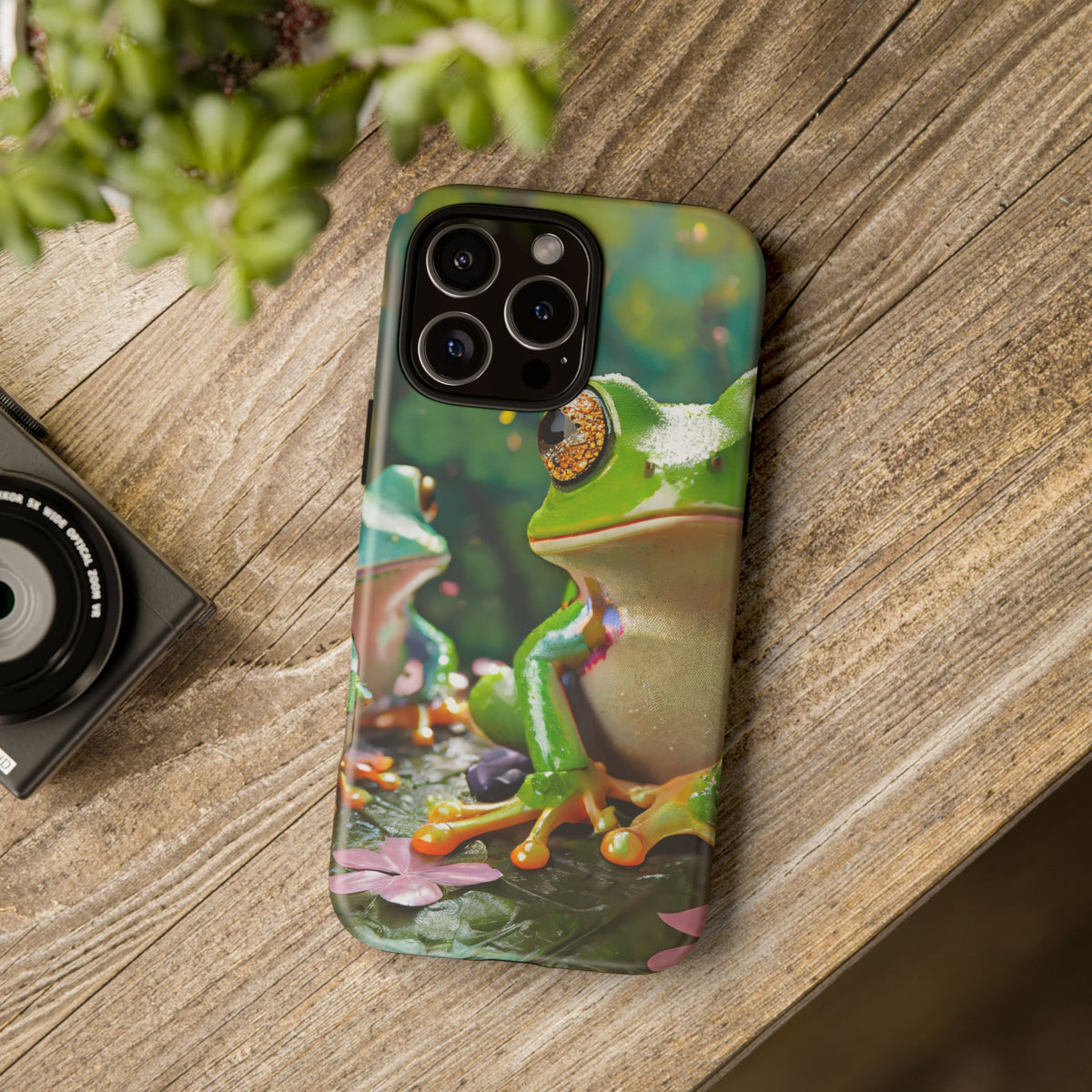 Someone Watching Colorful Frog Tough Phone Case - Studio 653