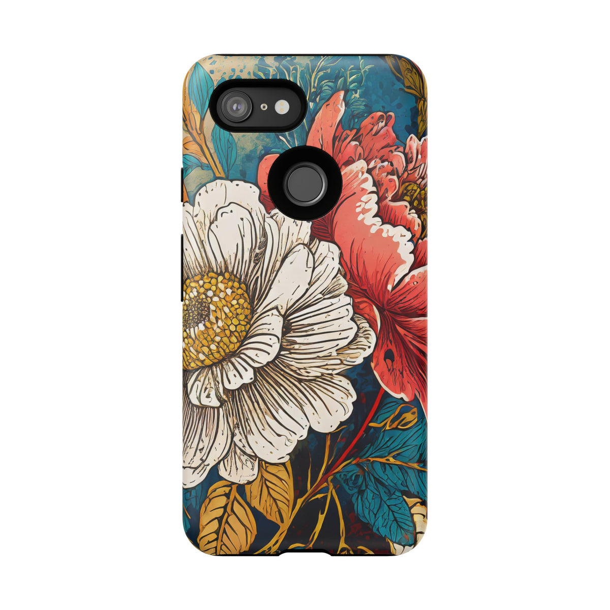 Artistic Floral Tough Phone Case - Studio 653