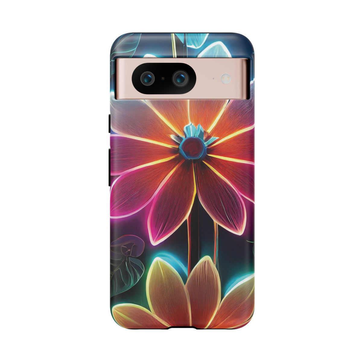 Vibrant Neon Flowers Tough Phone Case - Studio 653