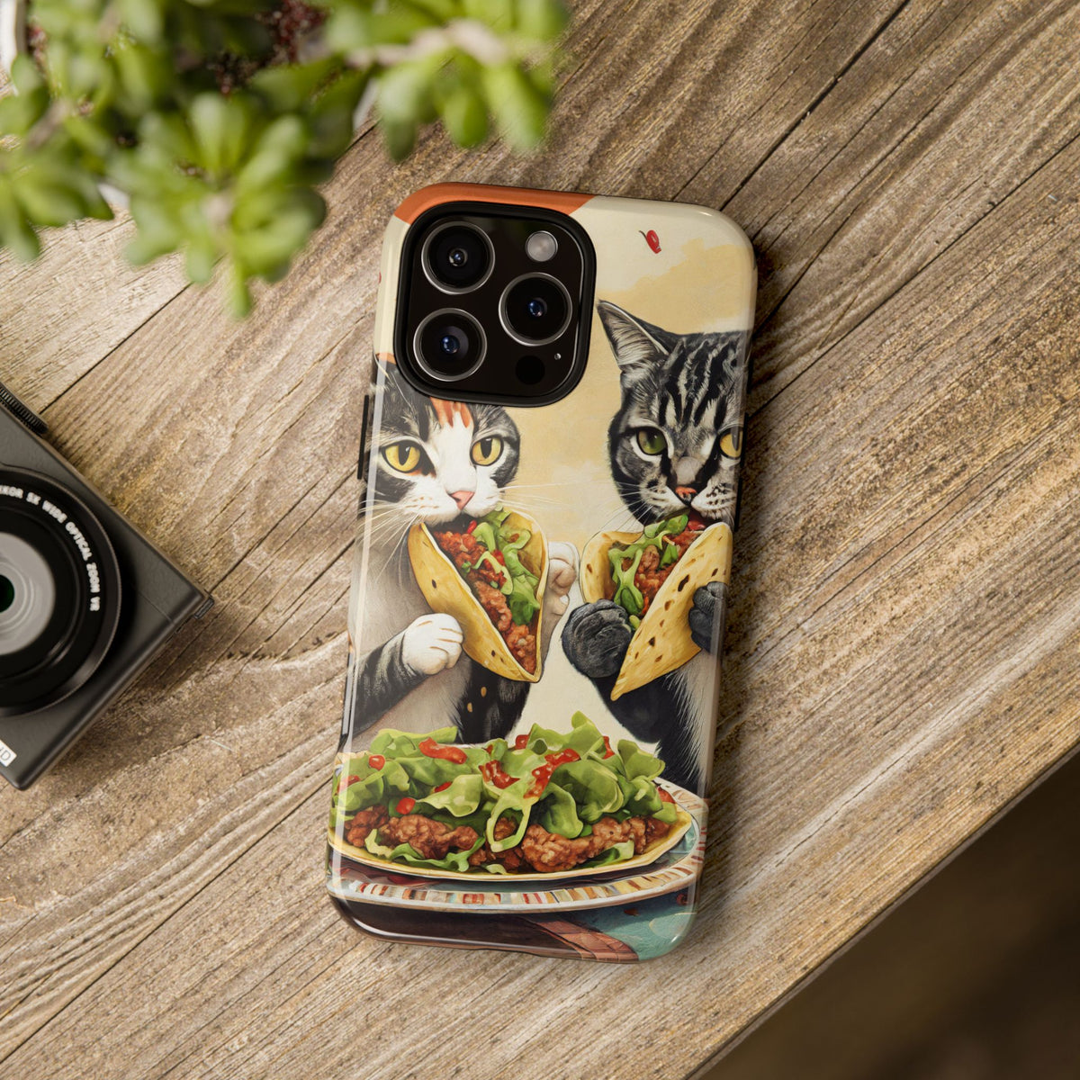 Funny Taco Cat Tough Phone Case - Studio 653