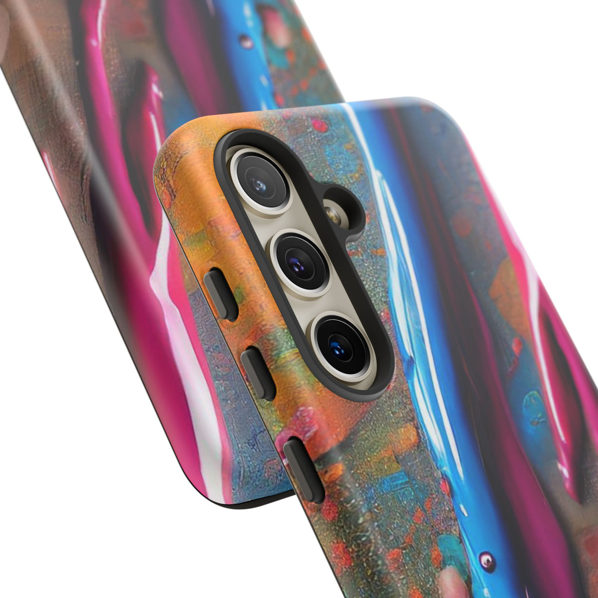 Colorful Artistic Paint Splatter Tough Phone Case - Studio 653