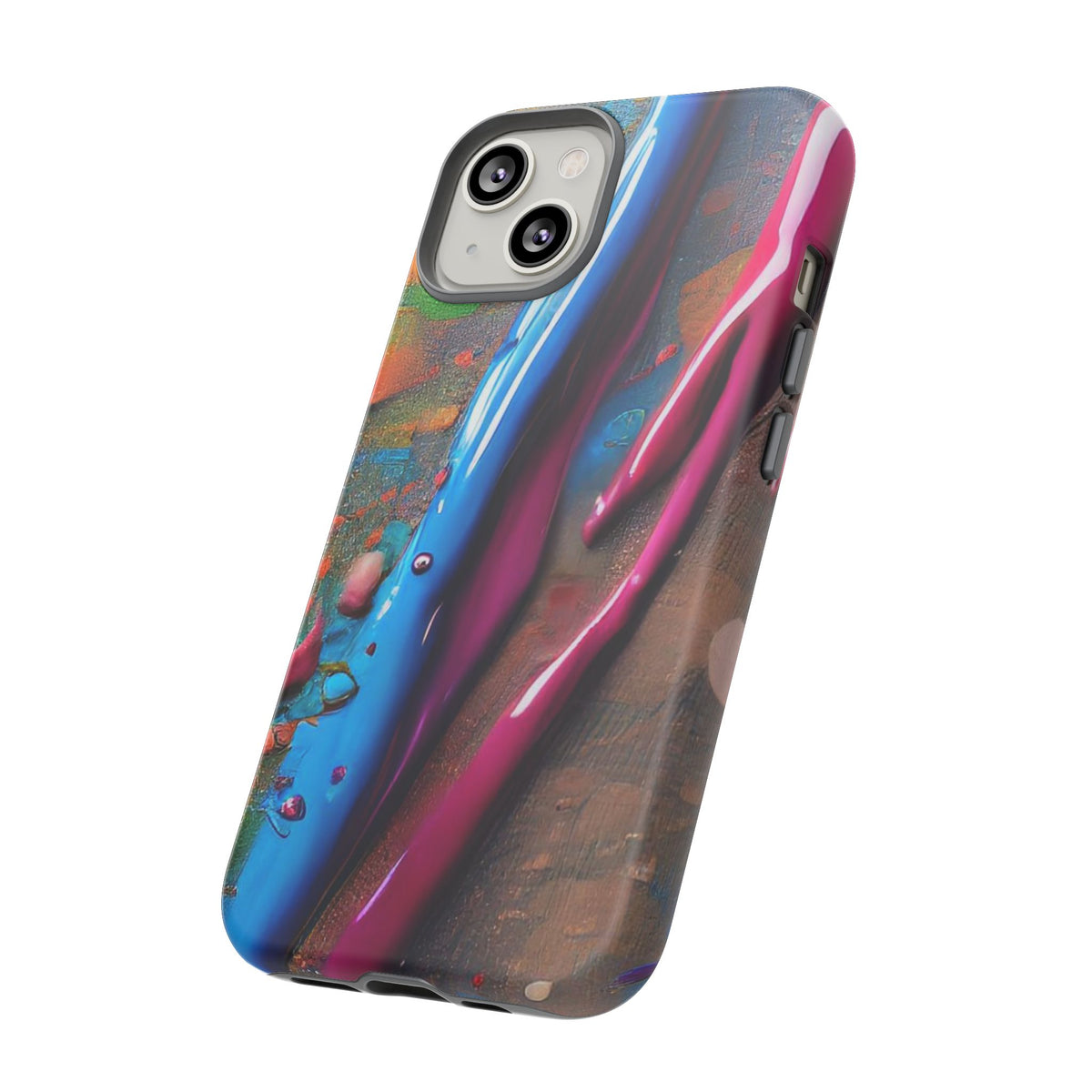 Colorful Artistic Paint Splatter Tough Phone Case - Studio 653