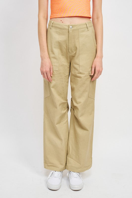 Emory Park High Rise Fit Cargo Pants - Studio 653