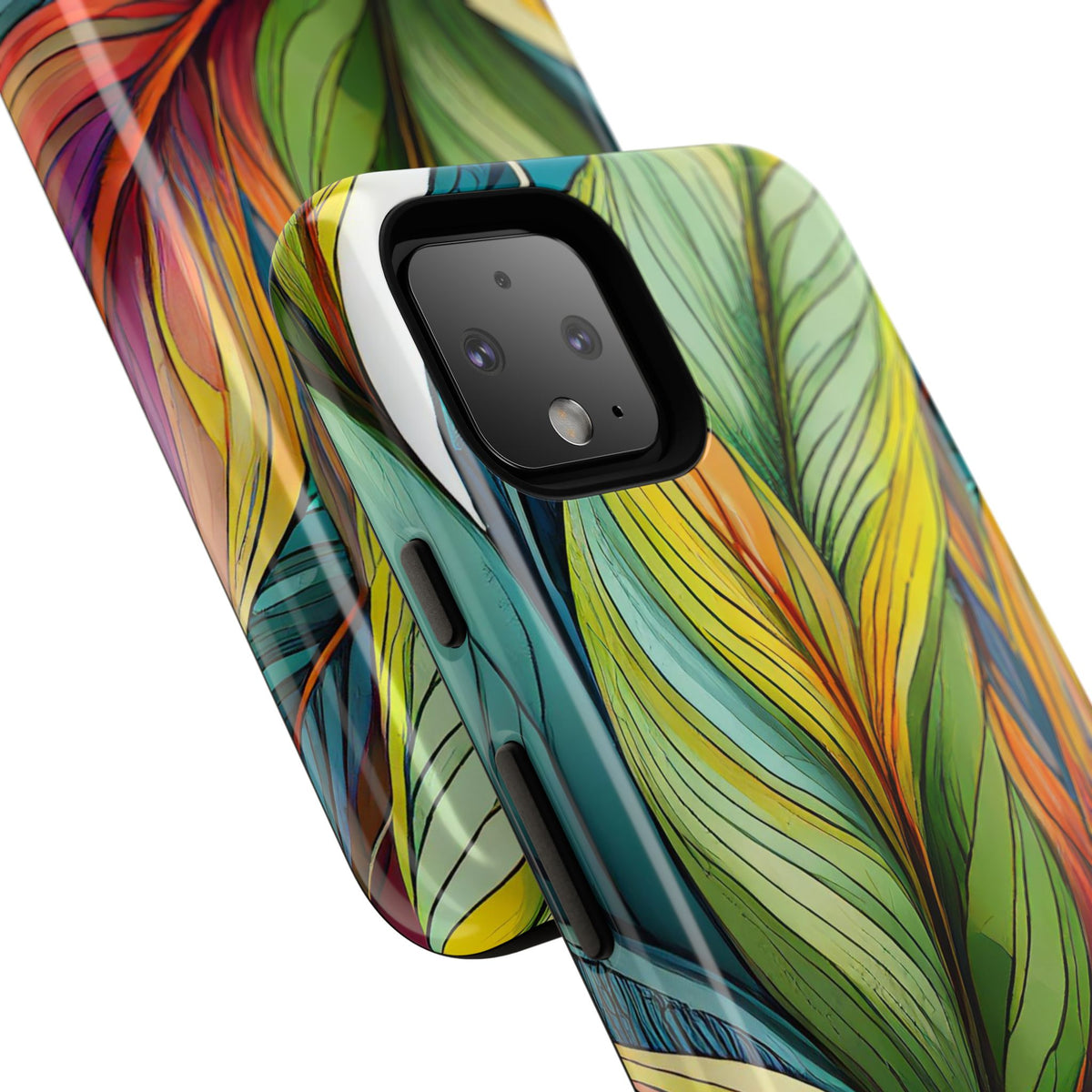Vibrant Tropical Leaf Tough Phone Case - Studio 653