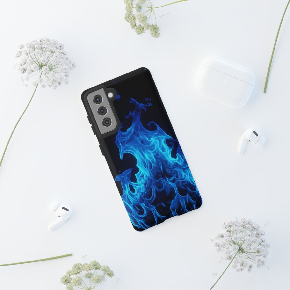 Blue Flames Tough  Phone Case - Studio 653