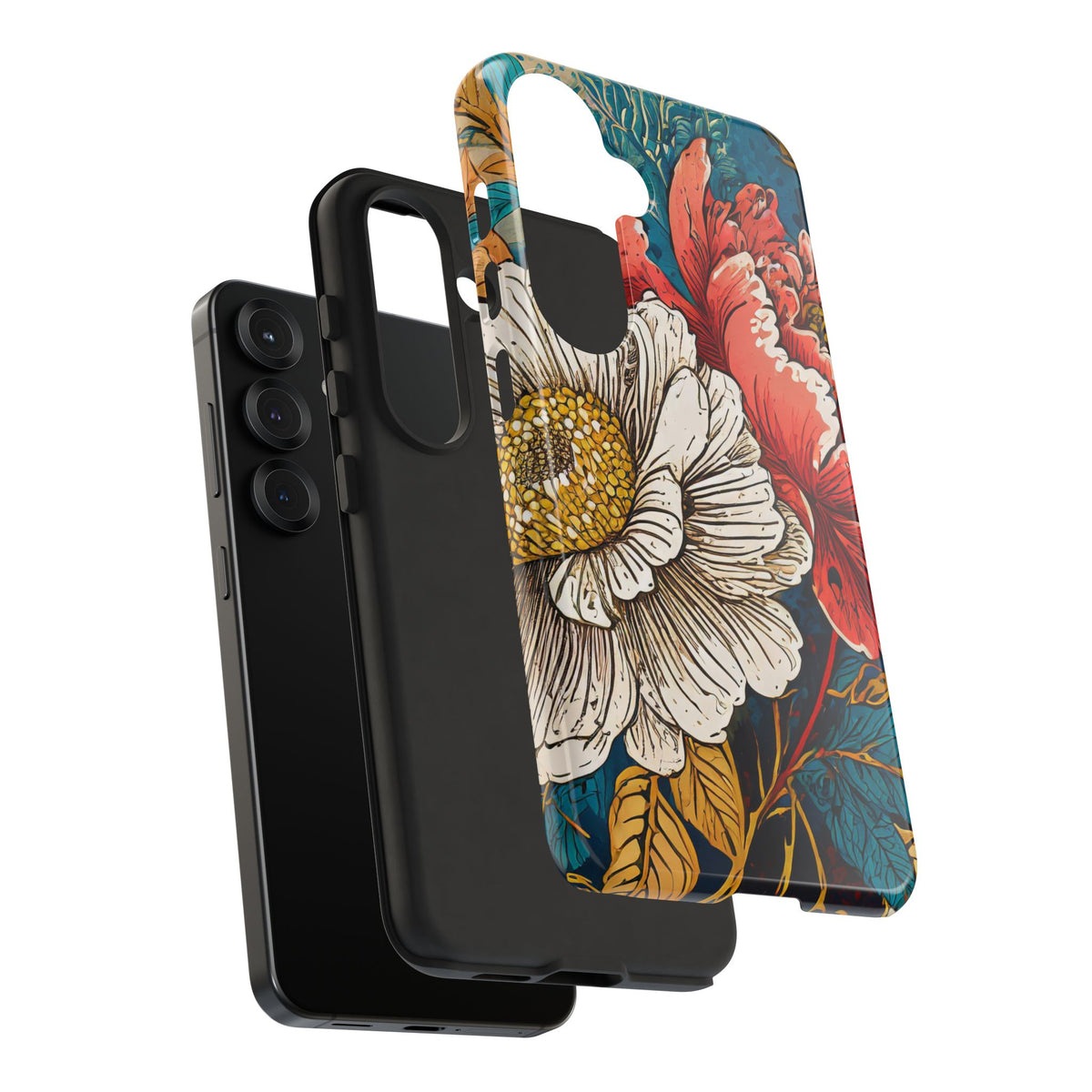 Artistic Floral Tough Phone Case - Studio 653