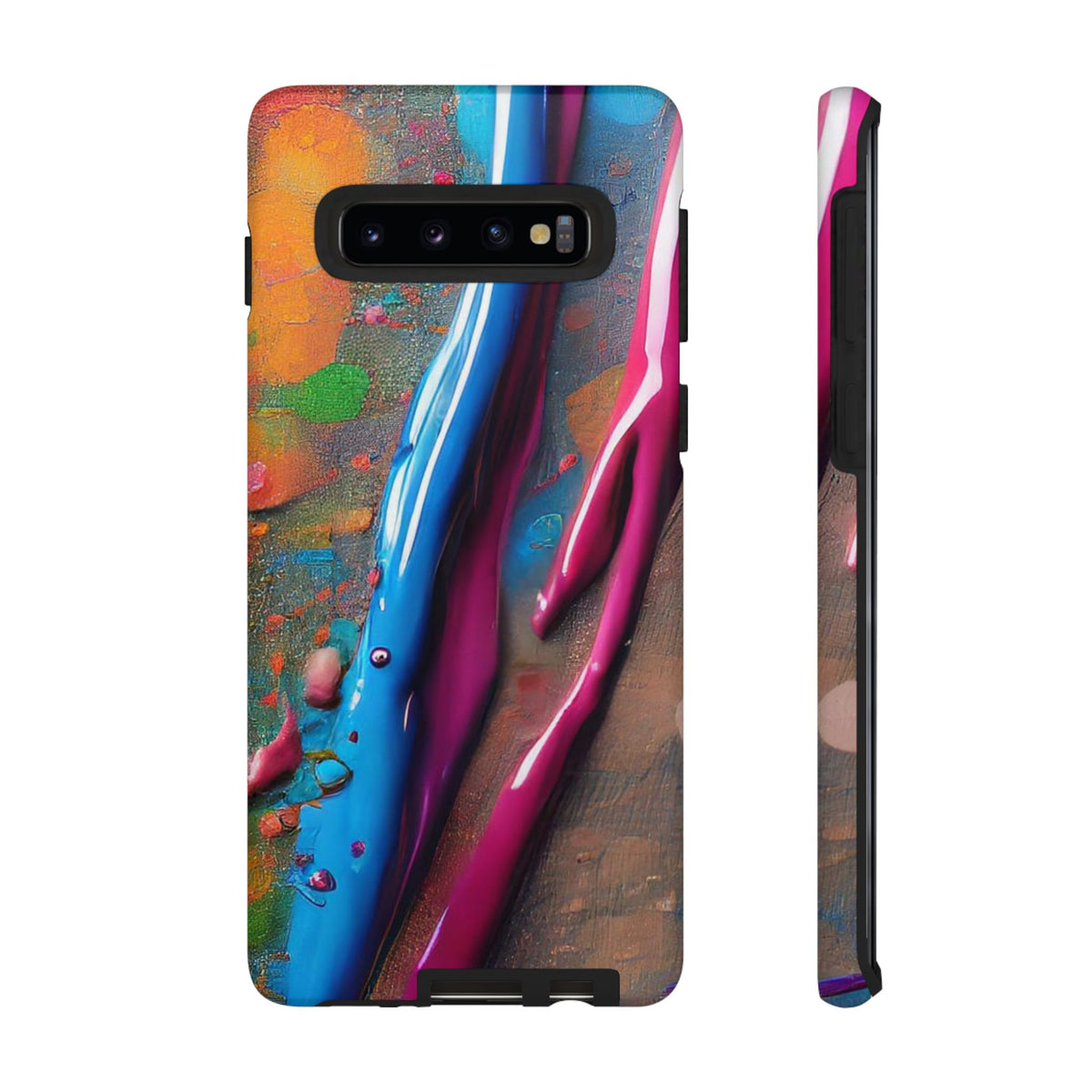 Colorful Artistic Paint Splatter Tough Phone Case - Studio 653