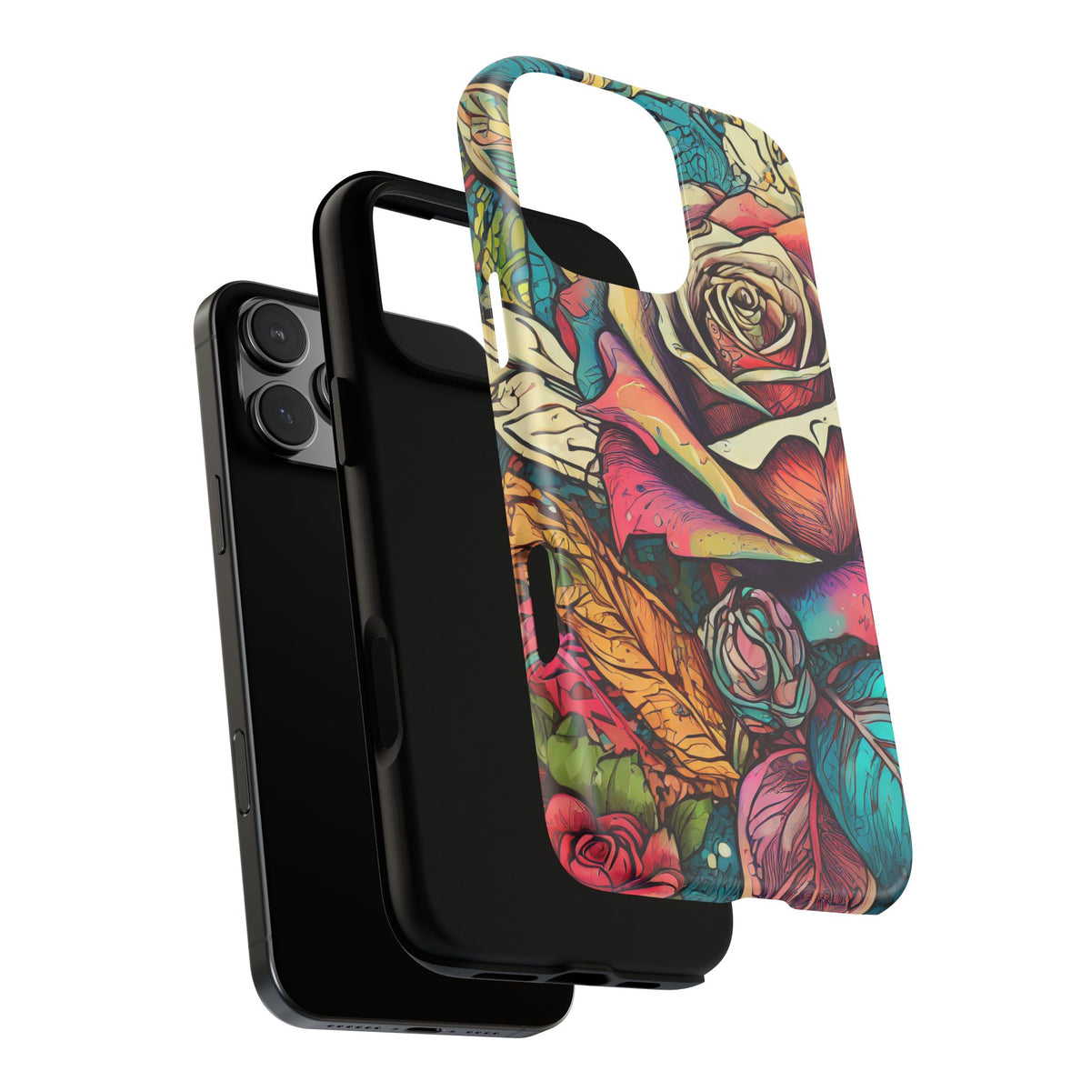 Colorful Roses Tough Phone Case - Studio 653