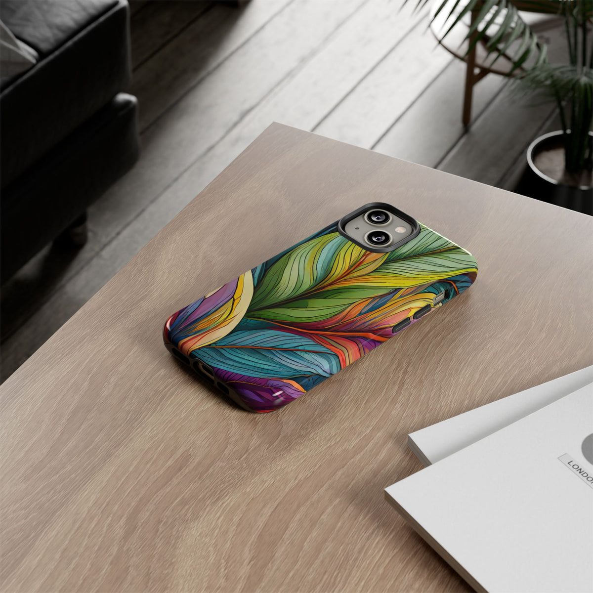 Vibrant Tropical Leaf Tough Phone Case - Studio 653