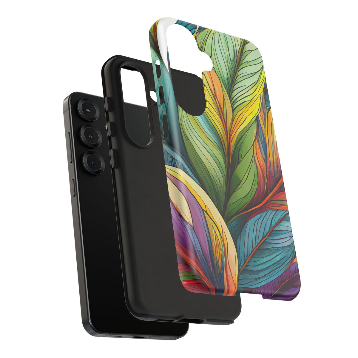 Vibrant Tropical Leaf Tough Phone Case - Studio 653