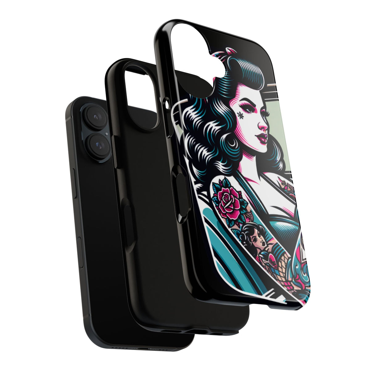 Vintage Retro Tattooed Pin Up Tough Phone Case - Studio 653