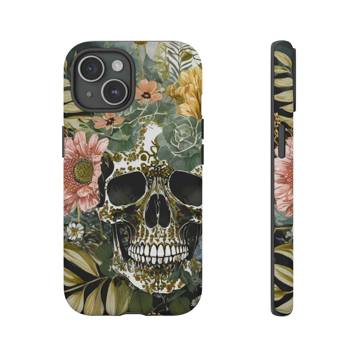 Floral Skull Tough Phone Case - Studio 653