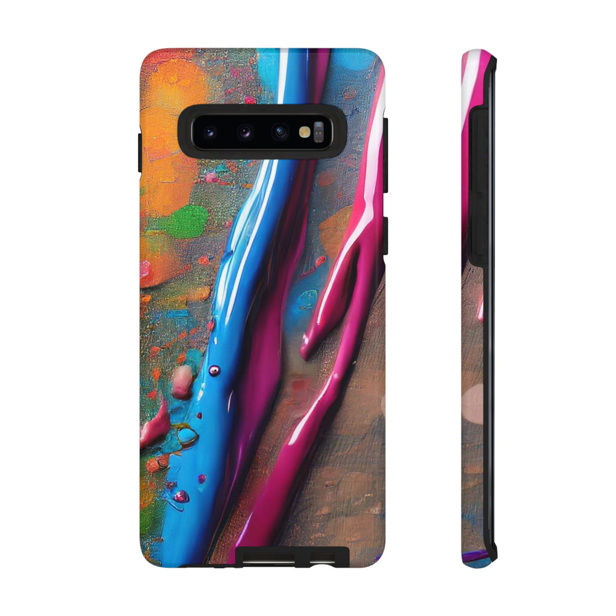 Colorful Artistic Paint Splatter Tough Phone Case - Studio 653
