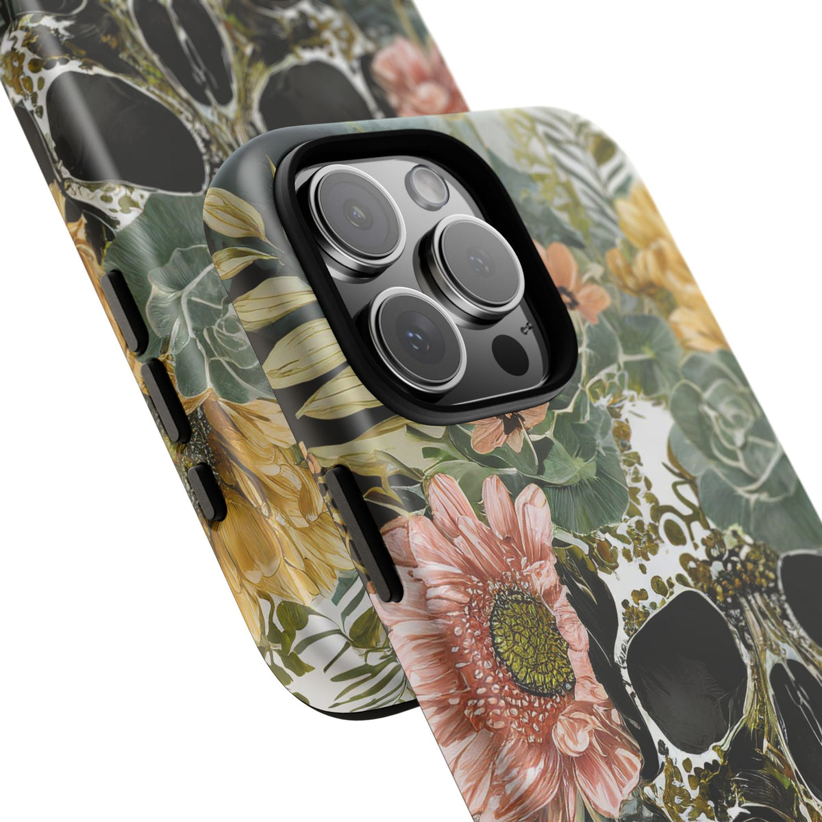 Floral Skull Tough Phone Case - Studio 653