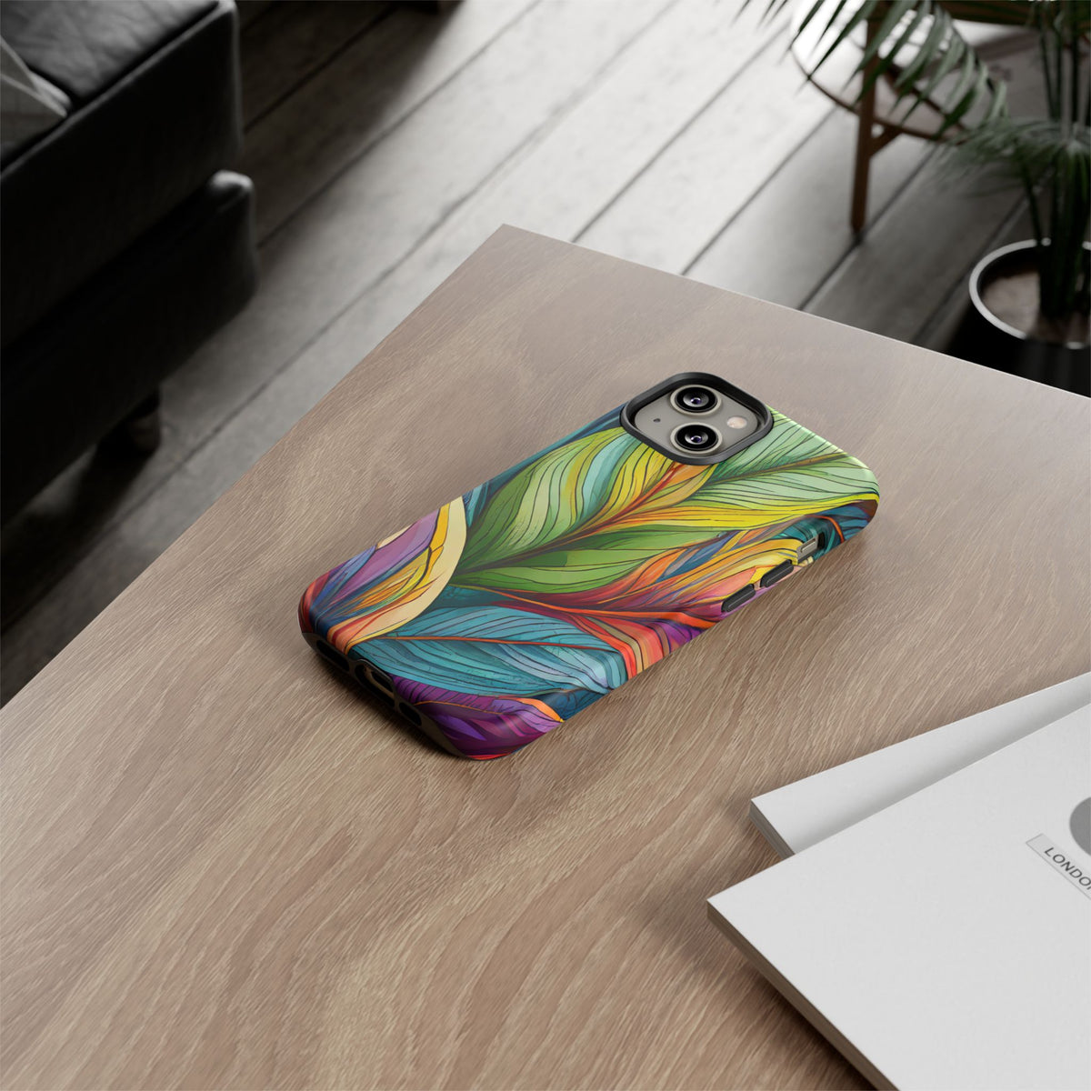 Vibrant Tropical Leaf Tough Phone Case - Studio 653