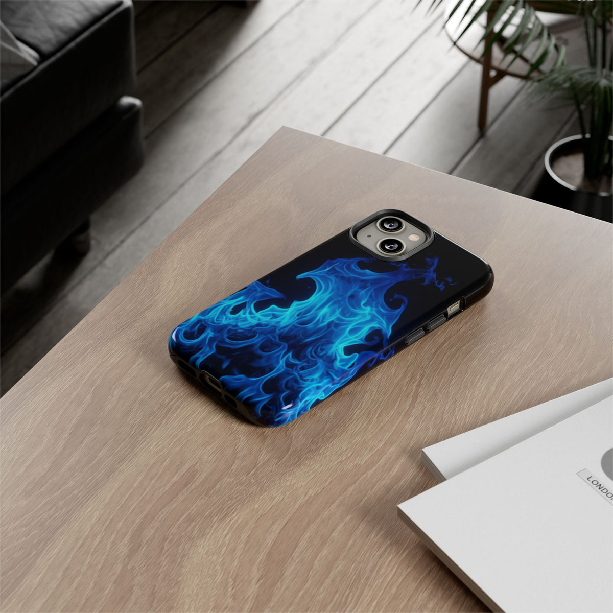 Blue Flames Tough  Phone Case - Studio 653
