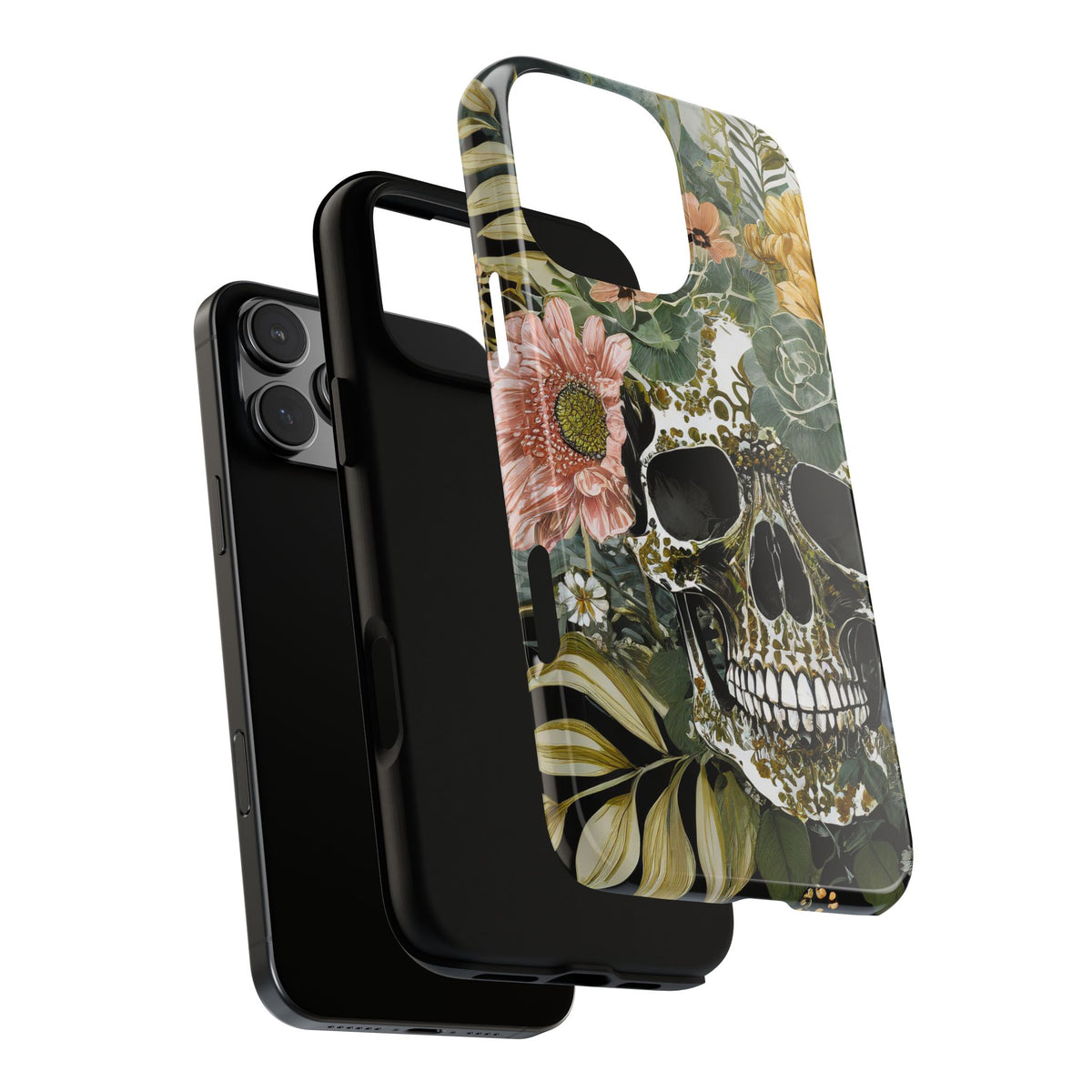 Floral Skull Tough Phone Case - Studio 653