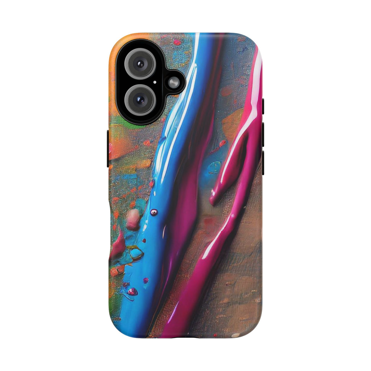 Colorful Artistic Paint Splatter Tough Phone Case - Studio 653