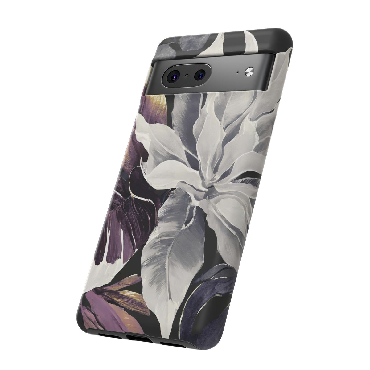 White & Plum Floral Tough Phone Case - Studio 653