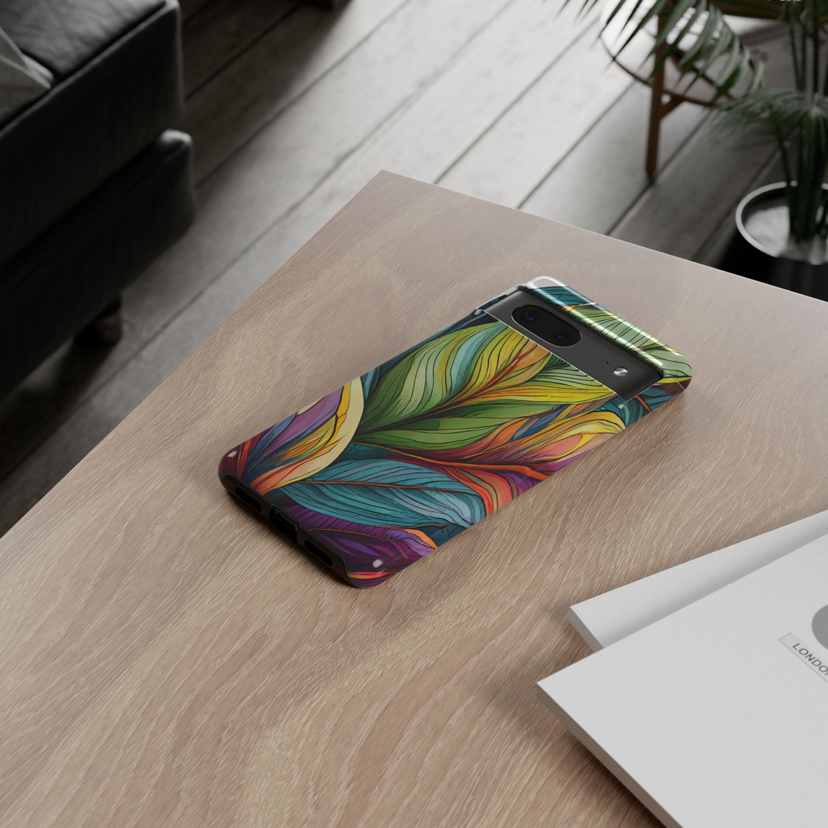 Vibrant Tropical Leaf Tough Phone Case - Studio 653
