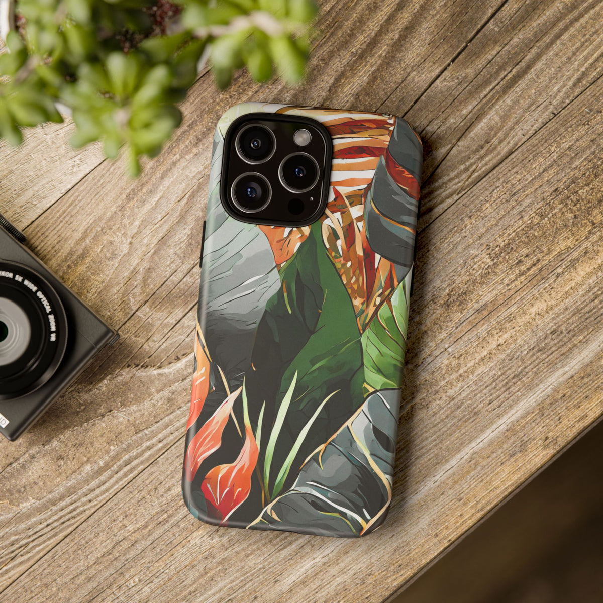 Tropical Leaf Tough Phone Case - Studio 653