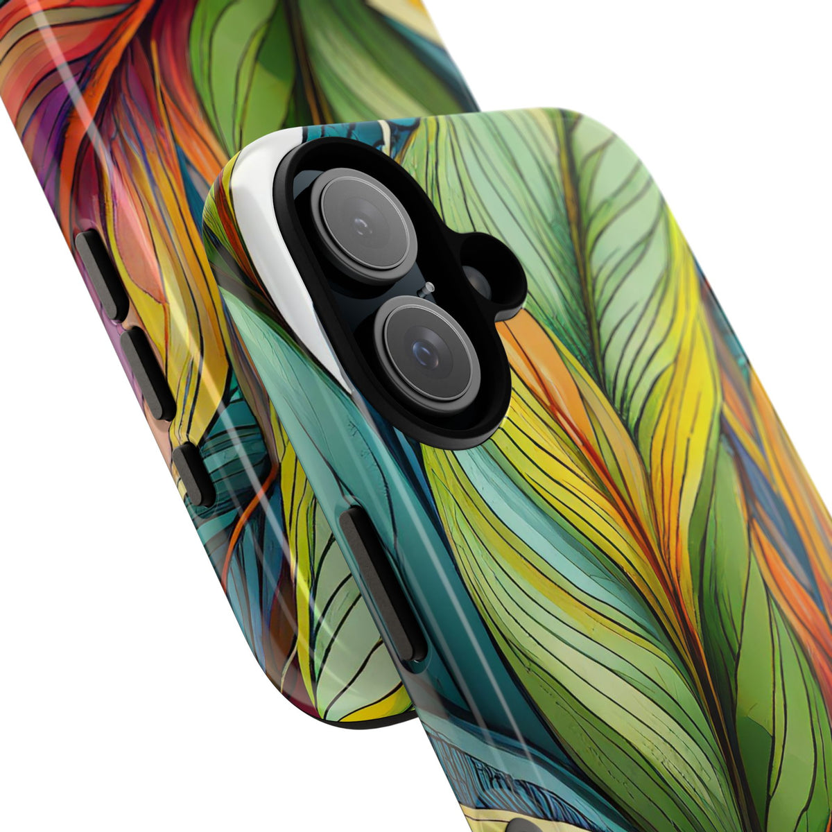 Vibrant Tropical Leaf Tough Phone Case - Studio 653