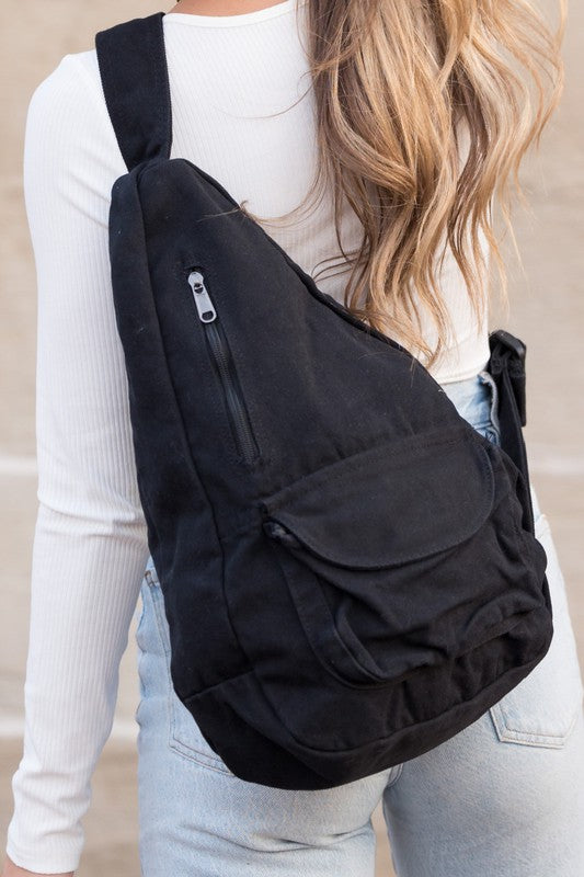Oversized Canvas Sling - Studio 653