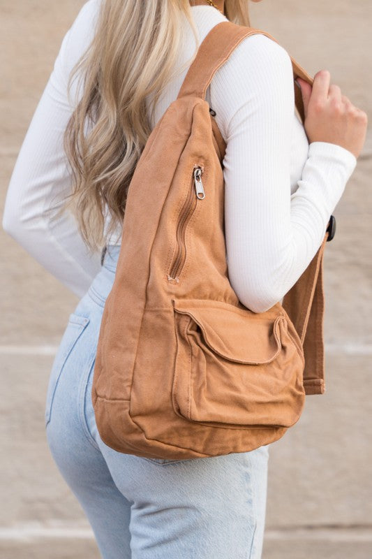 Oversized Canvas Sling - Studio 653