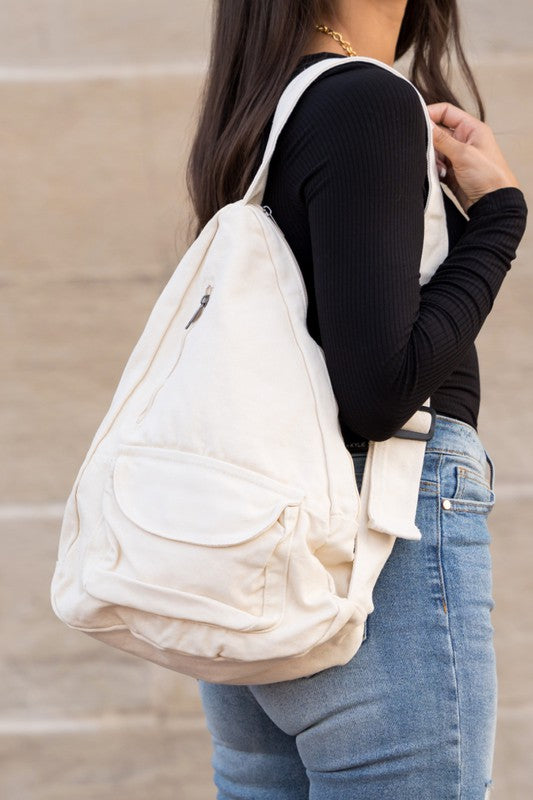 Oversized Canvas Sling - Studio 653