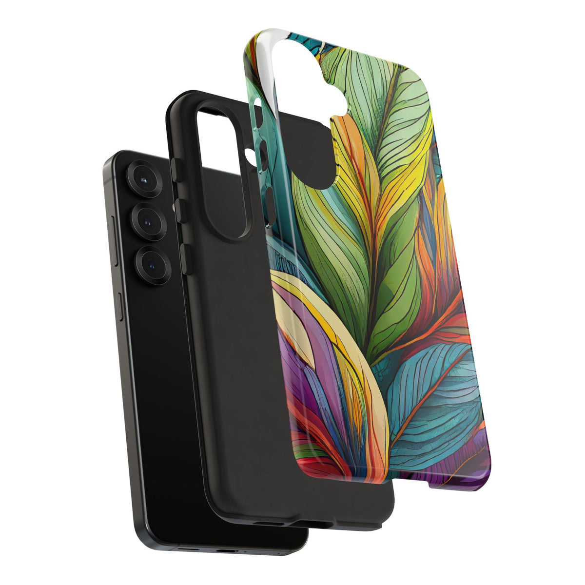 Vibrant Tropical Leaf Tough Phone Case - Studio 653