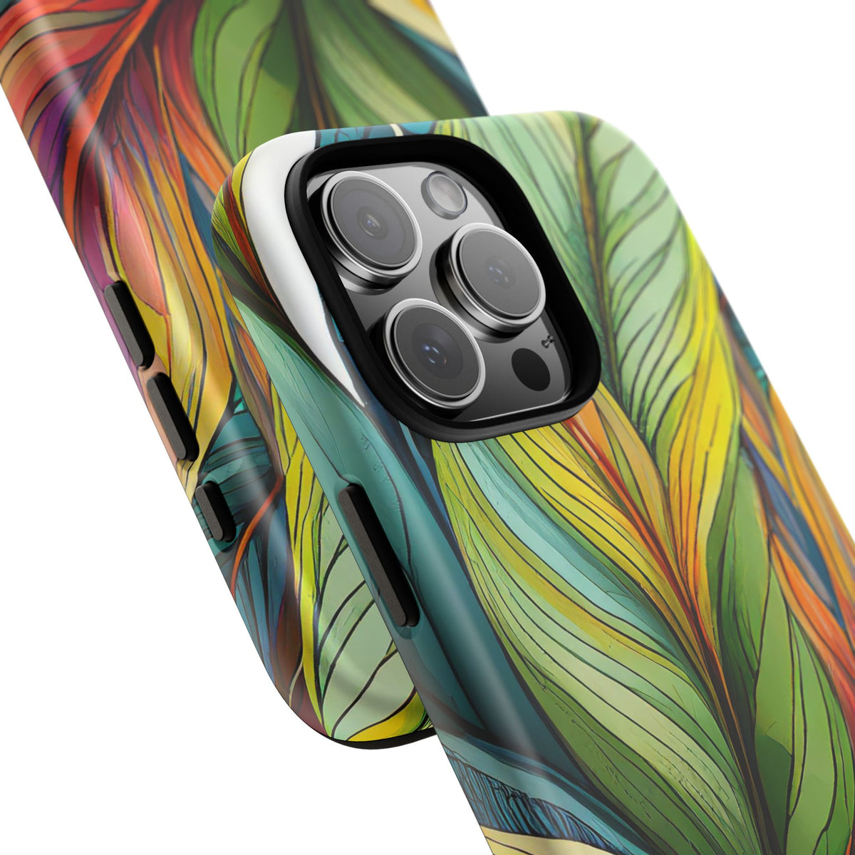 Vibrant Tropical Leaf Tough Phone Case - Studio 653