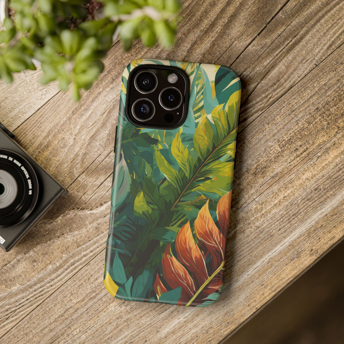 Tropical Leaf Tough Phone Case - Studio 653