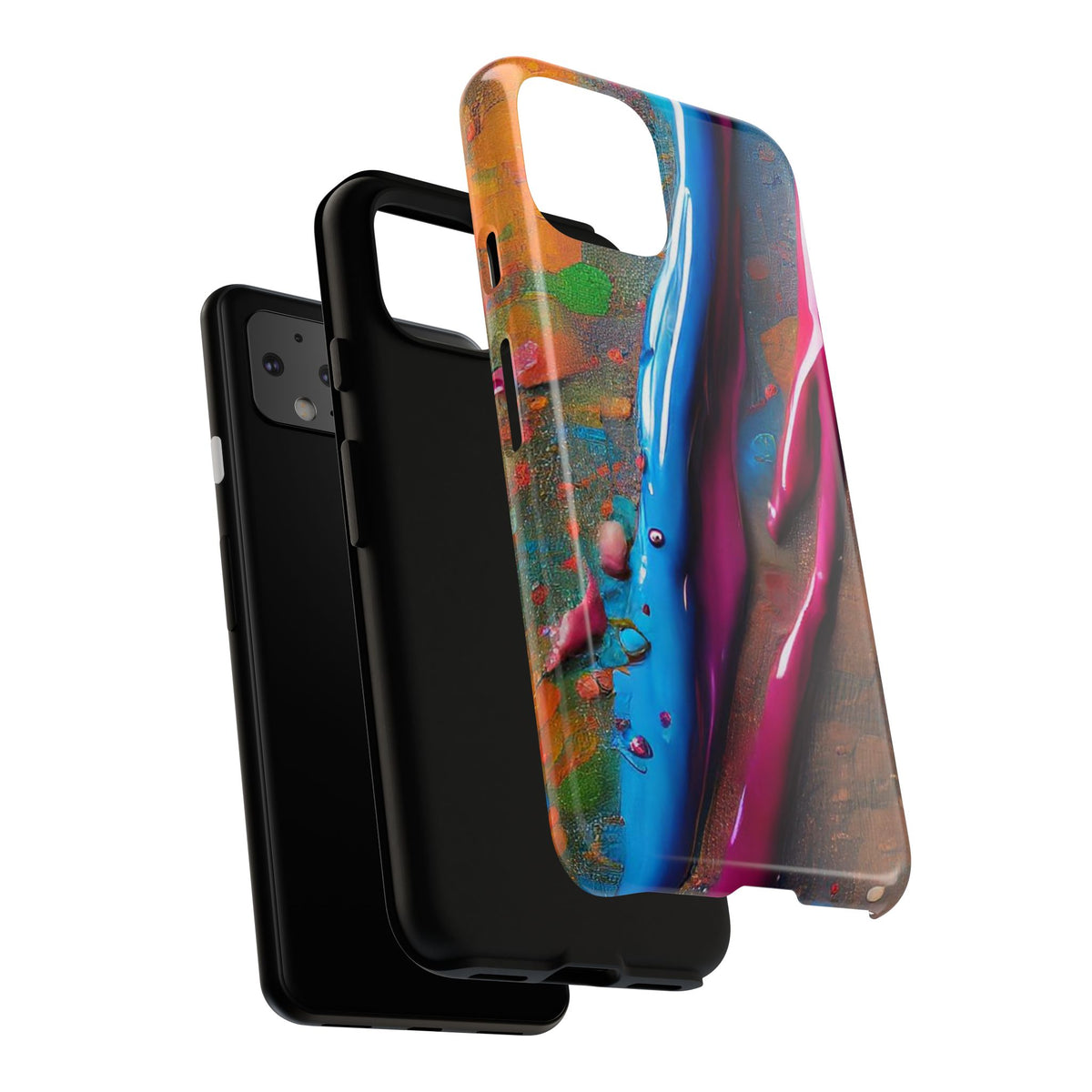 Colorful Artistic Paint Splatter Tough Phone Case - Studio 653