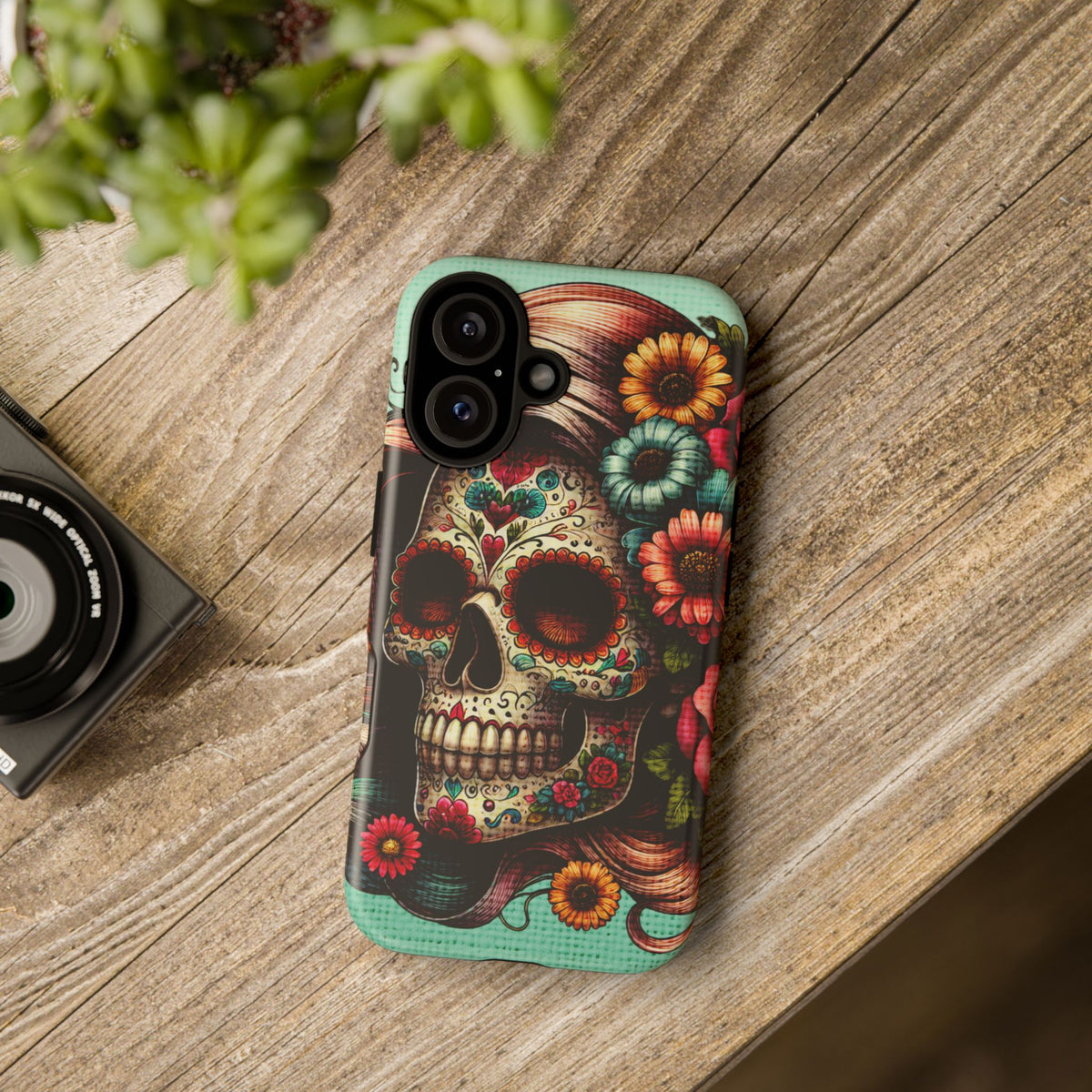 Sugar Skull Tough Phone Case - Studio 653