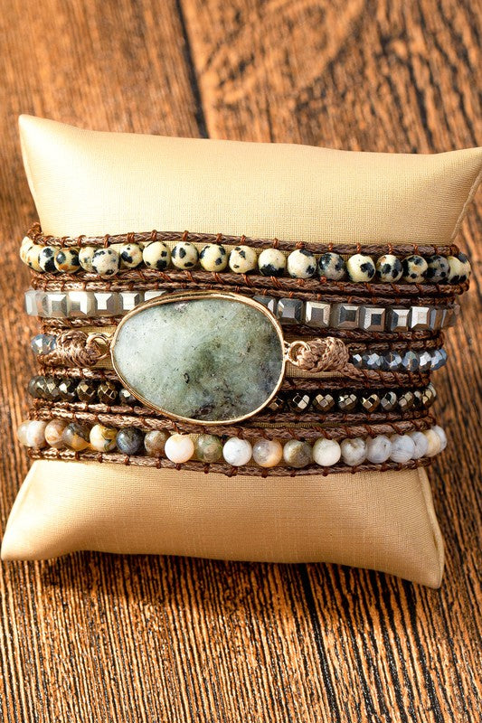 Natural stone Boho Bracelet - Studio 653