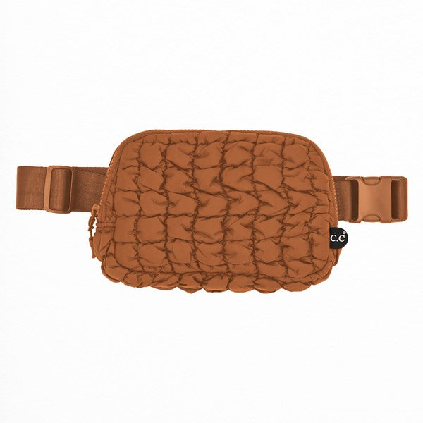 CC Quilted Puffer Belt Fanny Bag - Studio 653