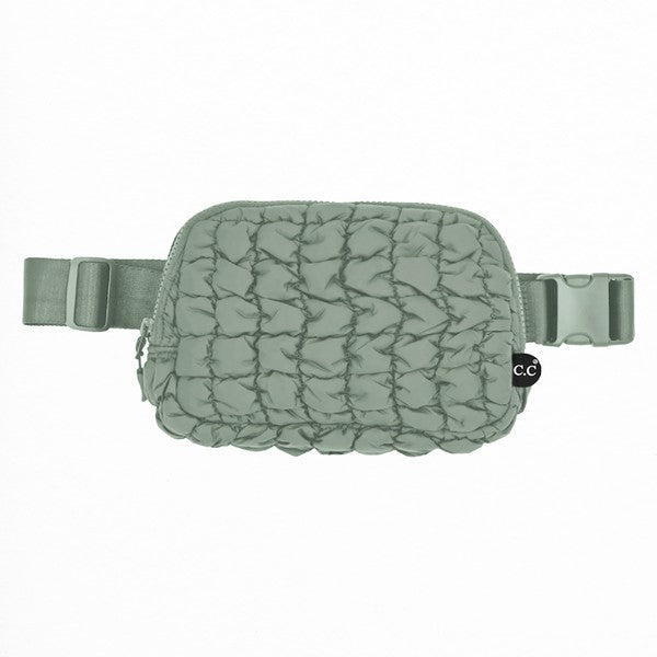 CC Quilted Puffer Belt Fanny Bag - Studio 653
