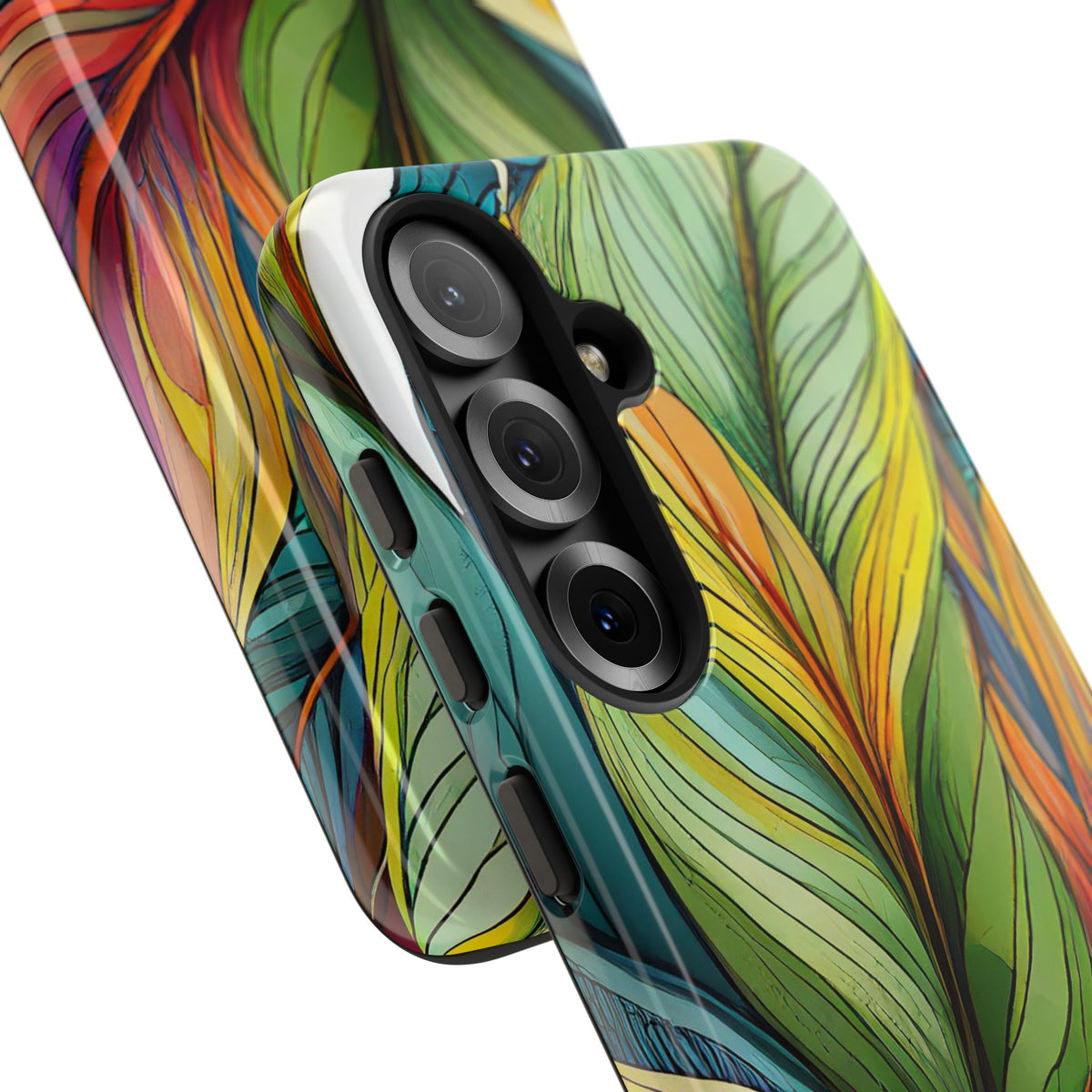 Vibrant Tropical Leaf Tough Phone Case - Studio 653