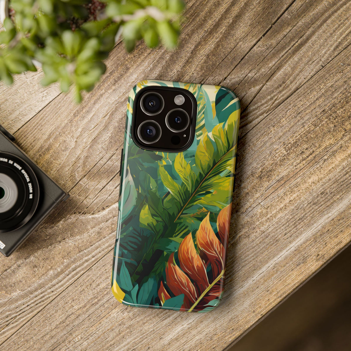 Tropical Leaf Tough Phone Case - Studio 653