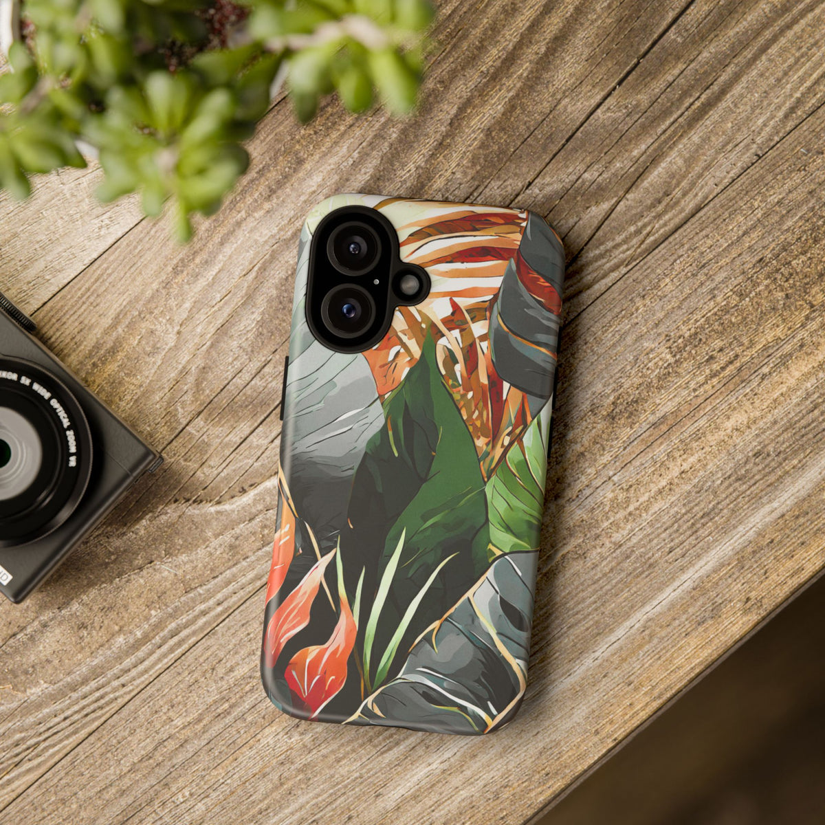 Tropical Leaf Tough Phone Case - Studio 653